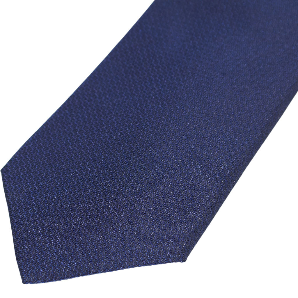 Moss Navy Silk Tie Bundle x 3