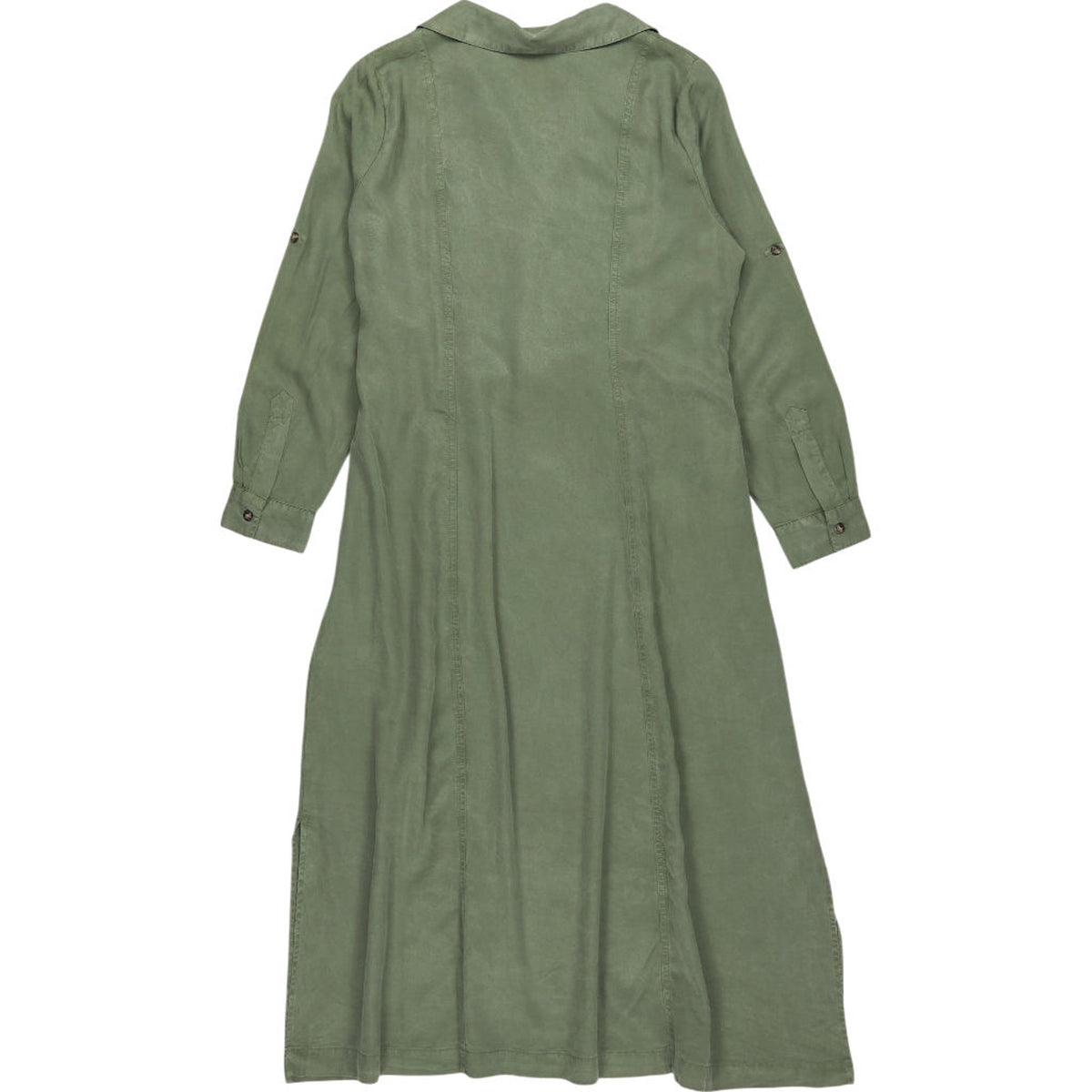 Isabella Oliver Maternity Green Tencel Midi Dress