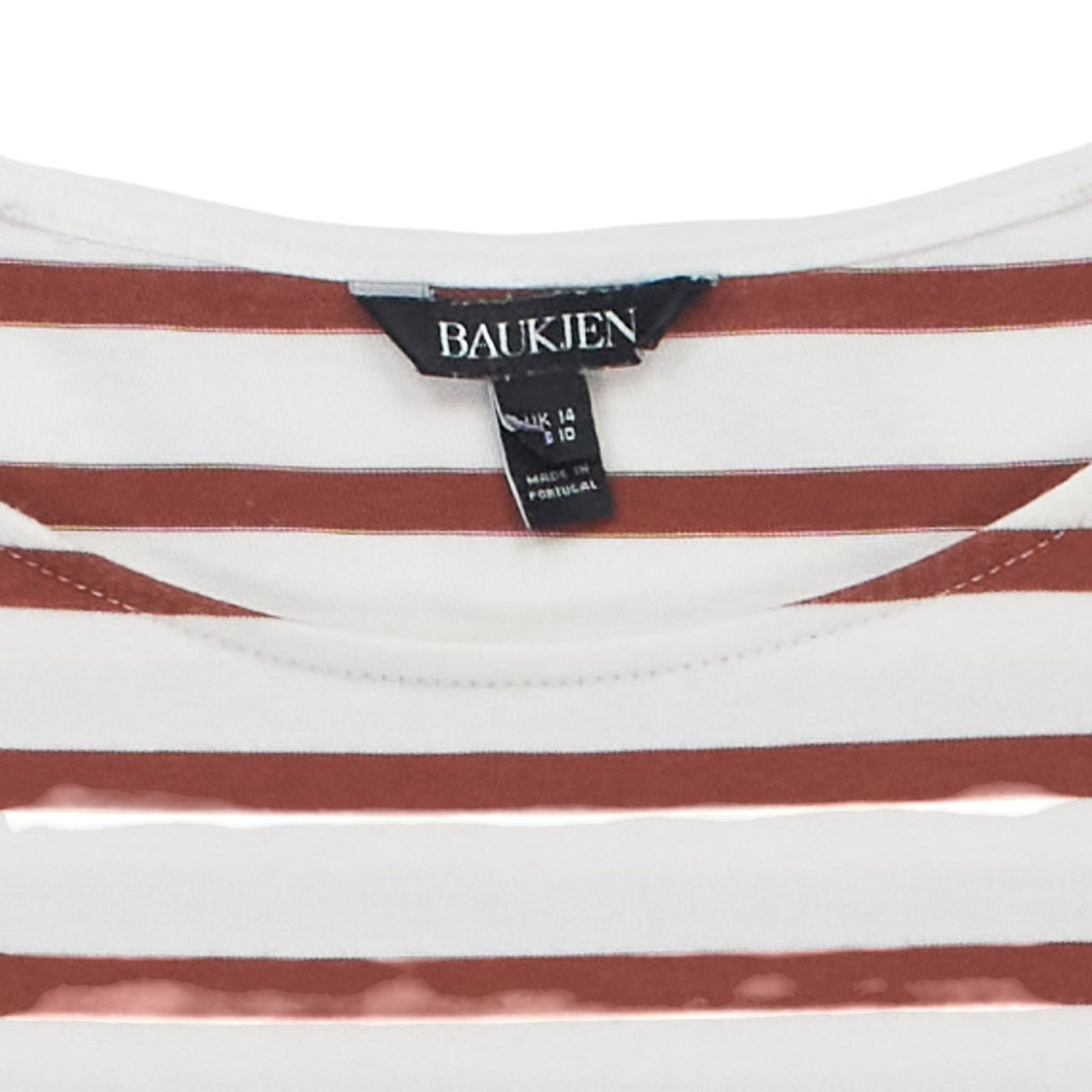 Baukjen Brown Stripe Top