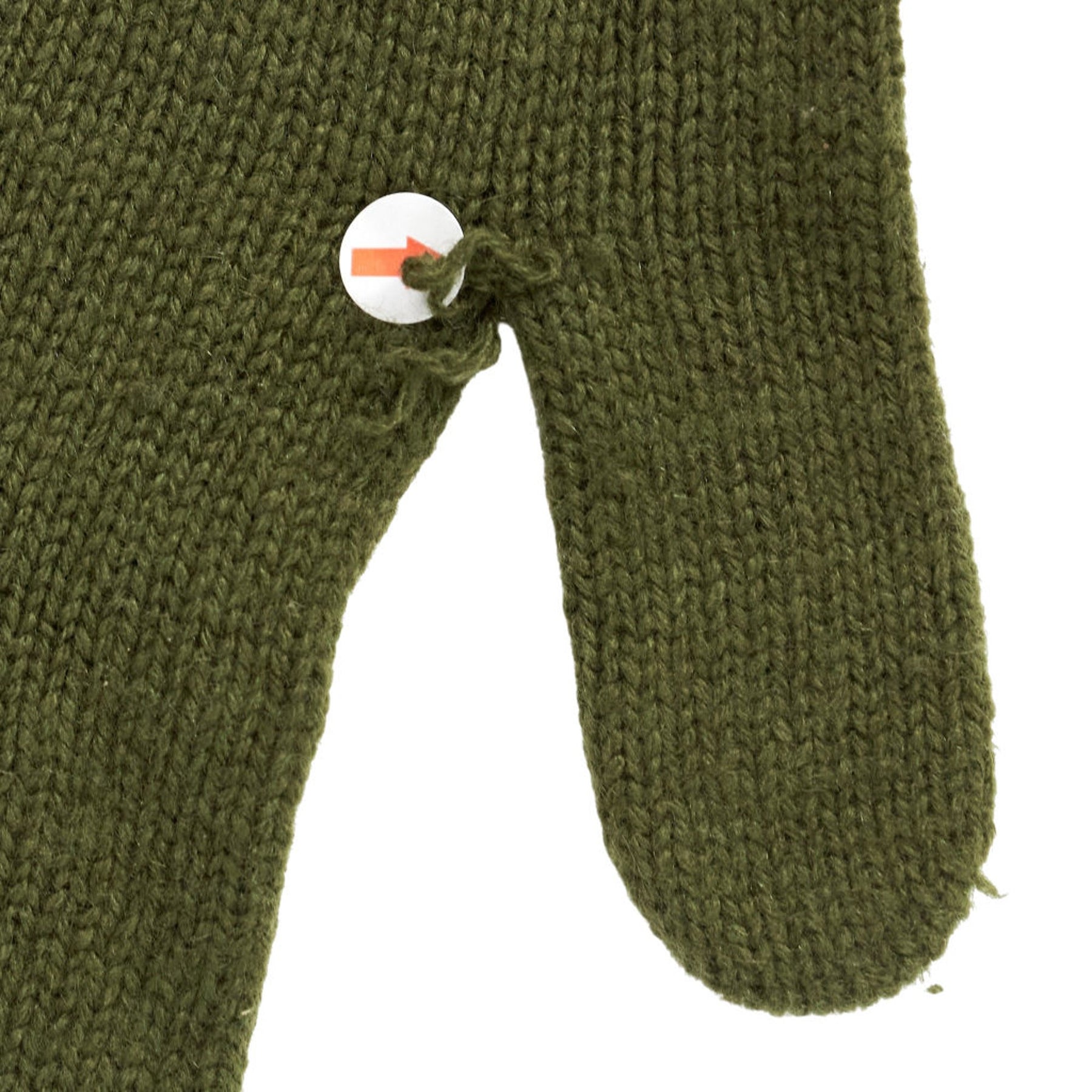 YMC Military Green Cashmere Gloves