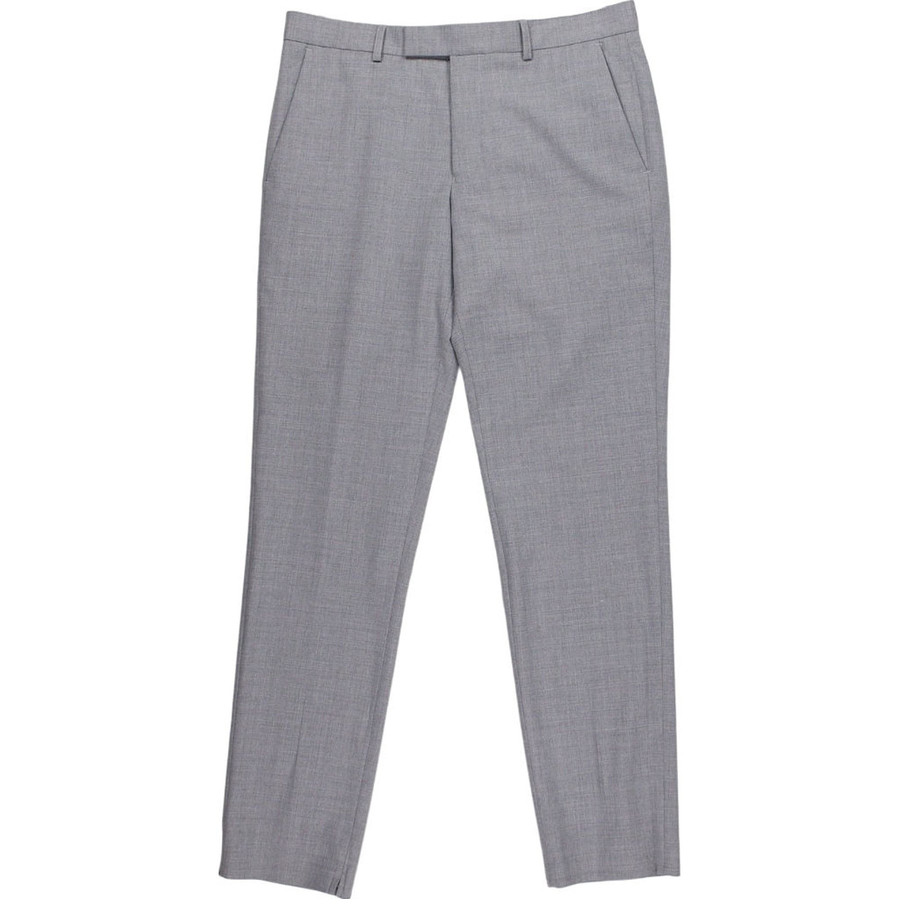 MOSS Grey Trousers Regular Fit