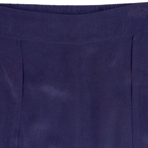 NRBY Blue Silk Cargo Trousers