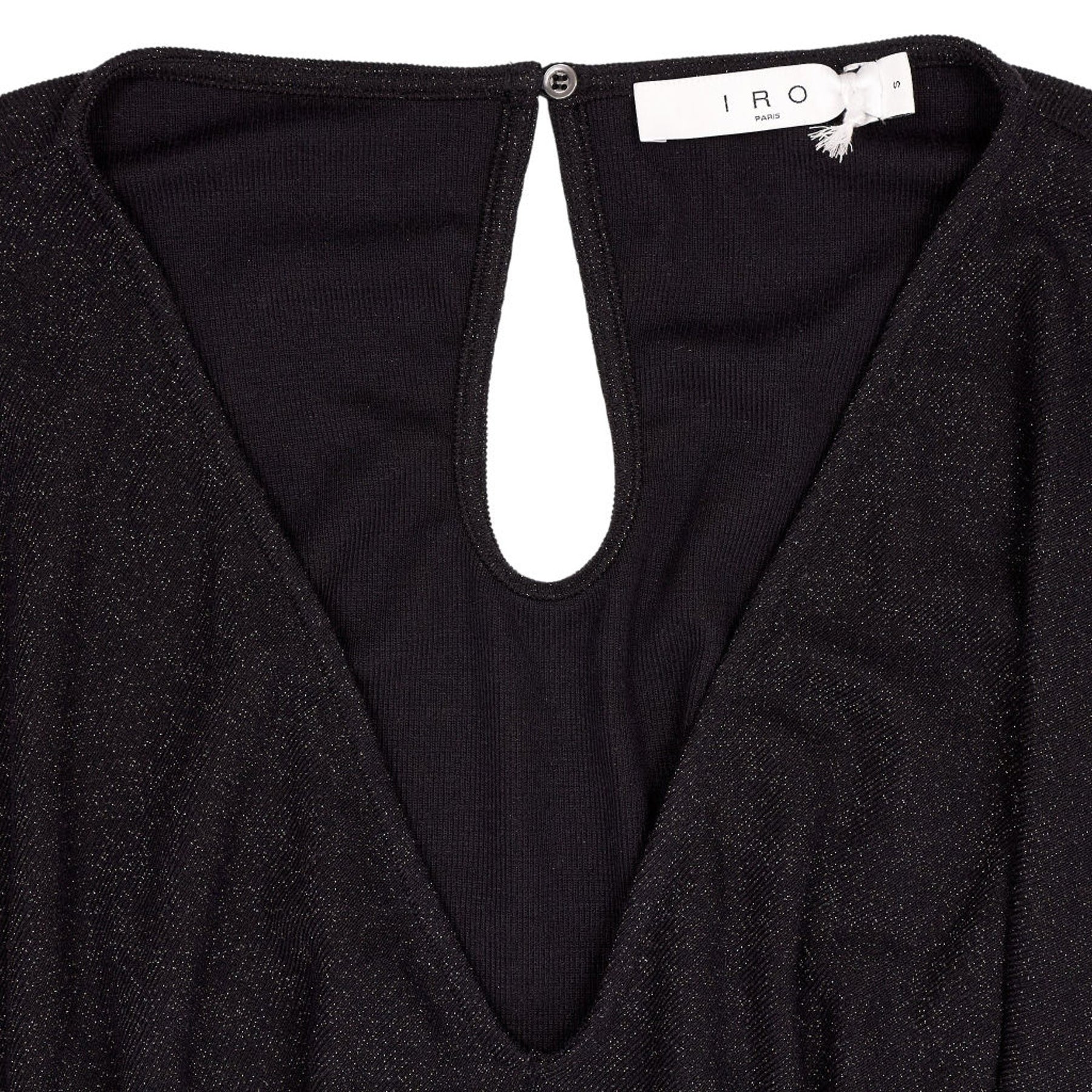 IRO Black Sleeveless Keyhole Dress