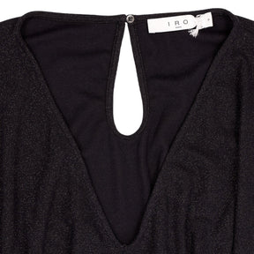 IRO Black Sleeveless Keyhole Dress