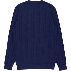 Lyle & Scott Navy Crew Neck Sweater