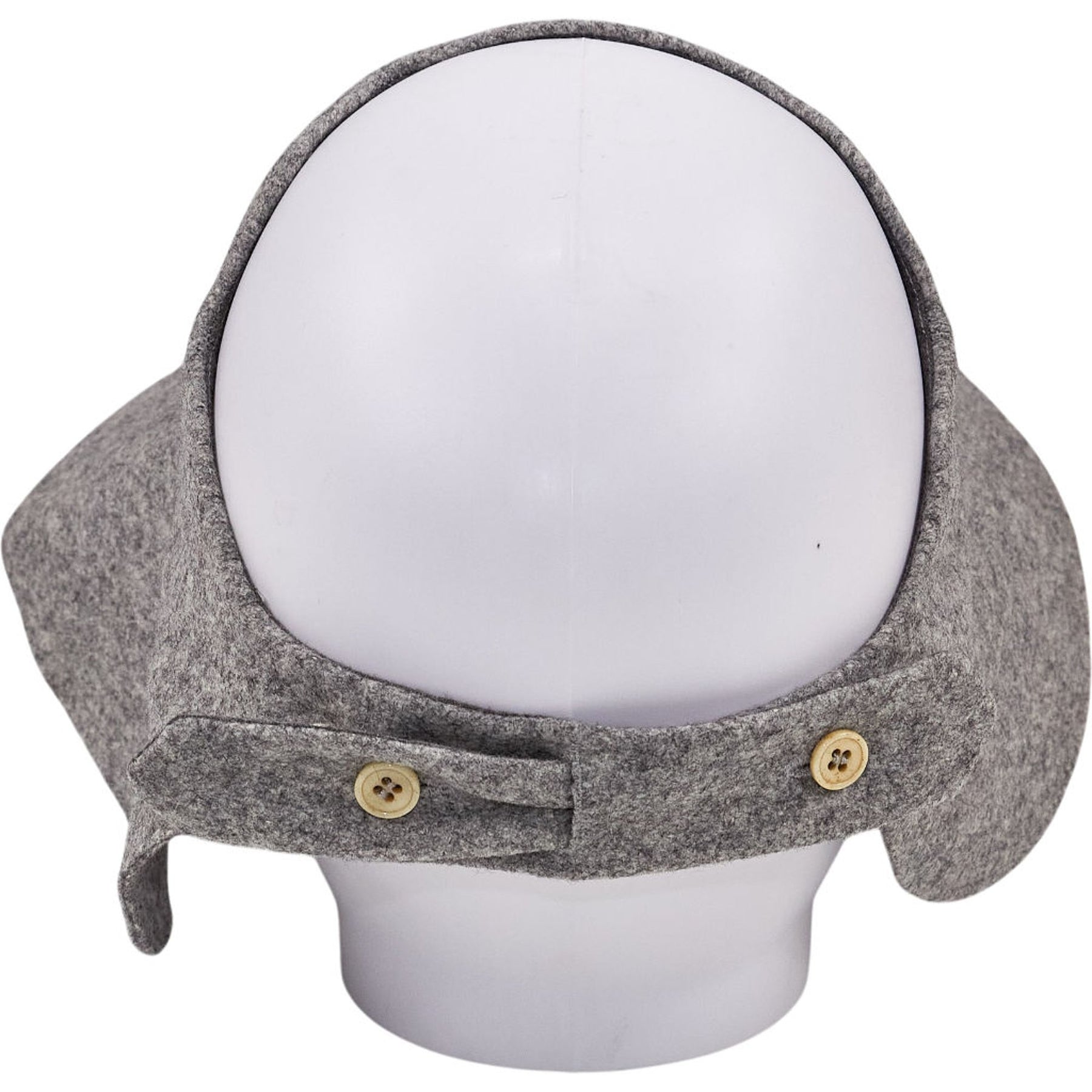 YMC Grey Wool Visor Hat