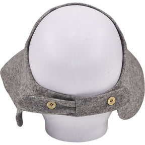 YMC Grey Wool Visor Hat