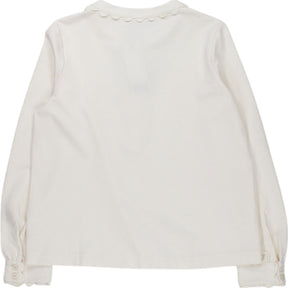 Wyse Ivory Anisa Long Sleeve Top