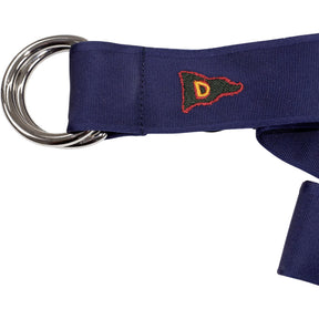Drake's Navy Polyester Cotton Belt