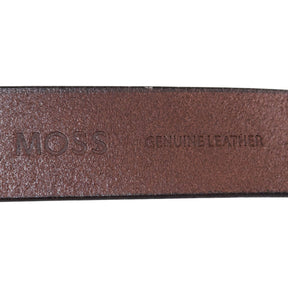 Moss Brown Leather Belt