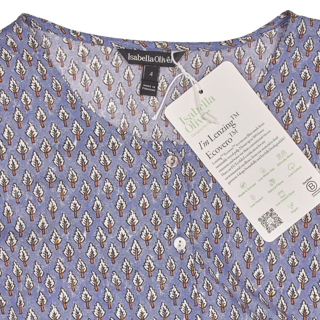 Isabella Oliver Blue Eowen Maternity Dress