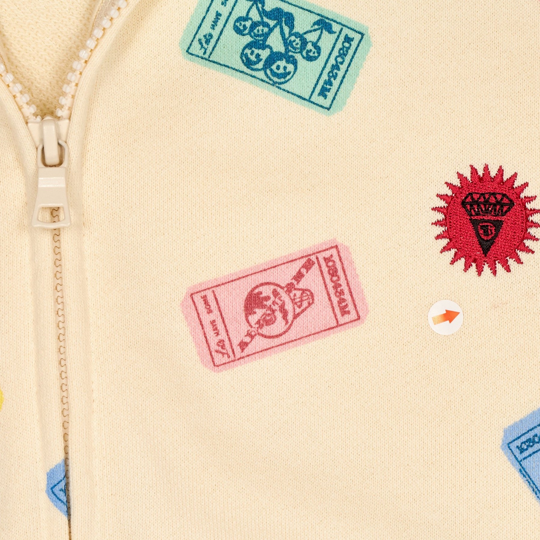 Icecream Cream Raffle Ticket Zip Hoodie