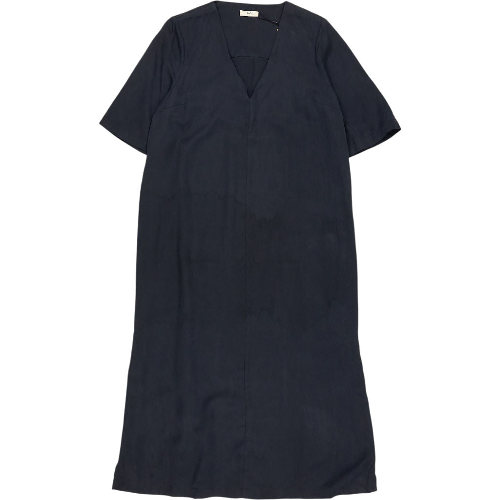 Hush Black V-Neck Midi Dress