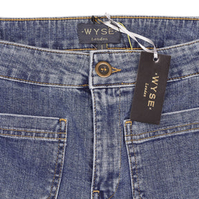 Wyse London Blue Allie Denim Shorts