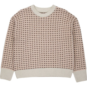 Beaufort & Blake Beige Patterned Jumper Sample - size label removed