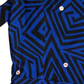 CBKD x BNKR Blue Matangi Jumanji Print Dress