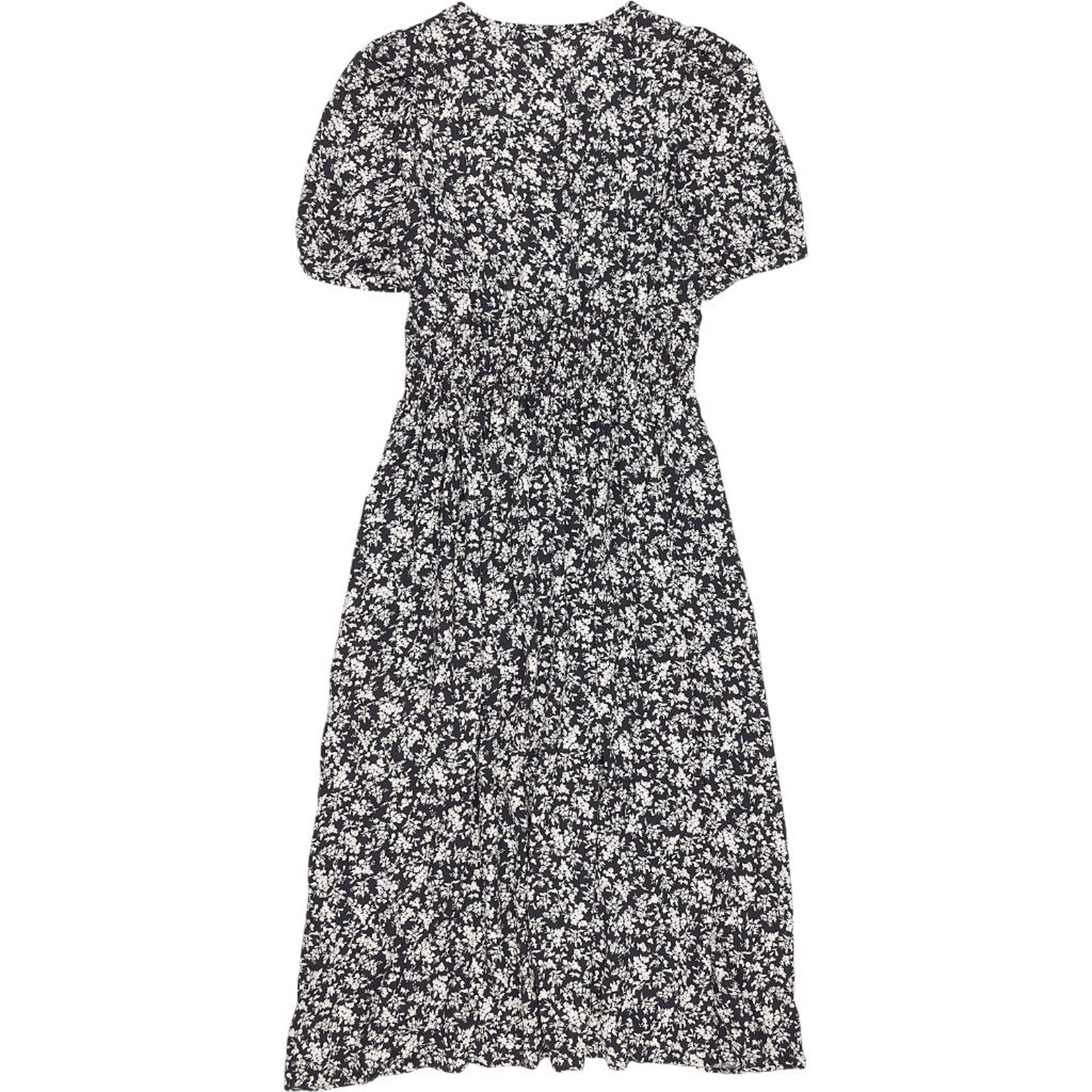 Baukjen Black Floral Midi Dress