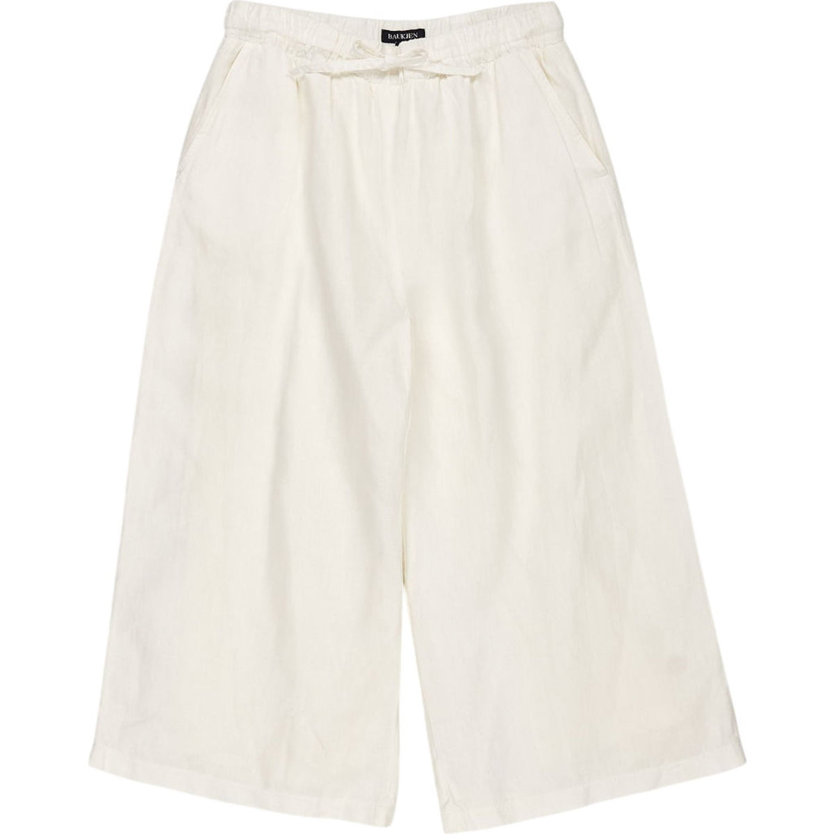 Baukjen Off-White Linen Culottes