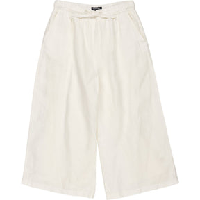 Baukjen Off-White Linen Culottes