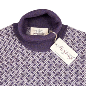 McGeorge Purple Turtleneck Sweater