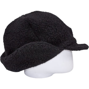 Cable Black Boucle Hat