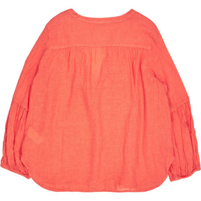NRBY Coral Linen Blouse