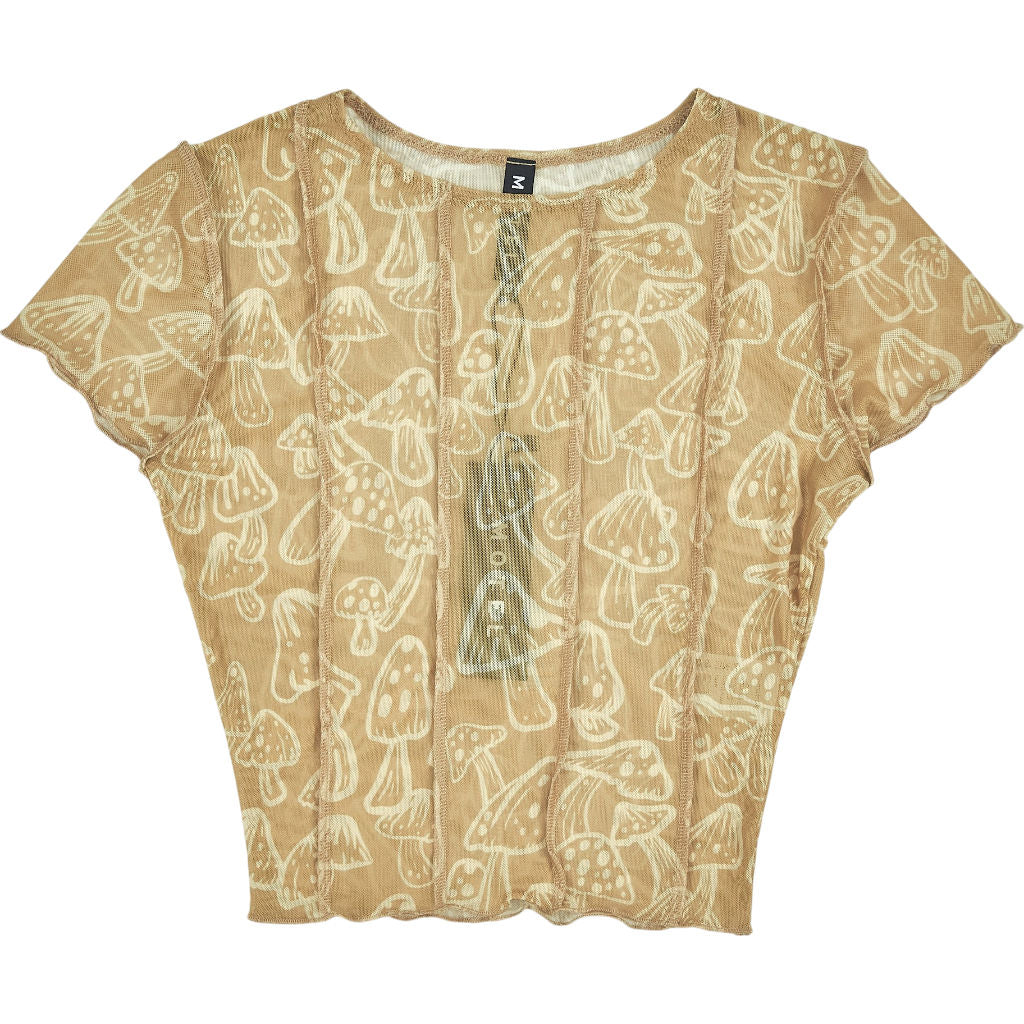 Motel Tan Mushroom Linara Top