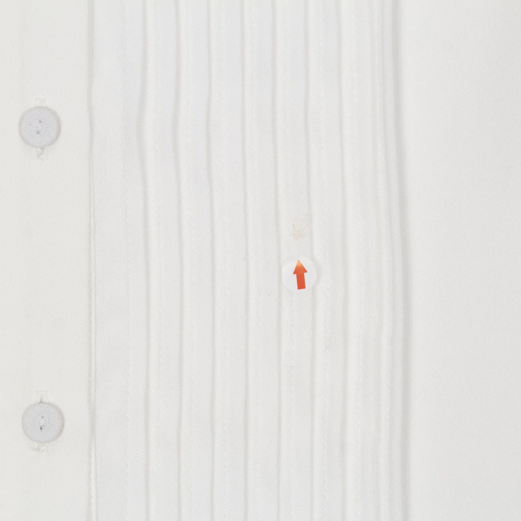 Hush Ecru Tuxedo Sheer Shirt