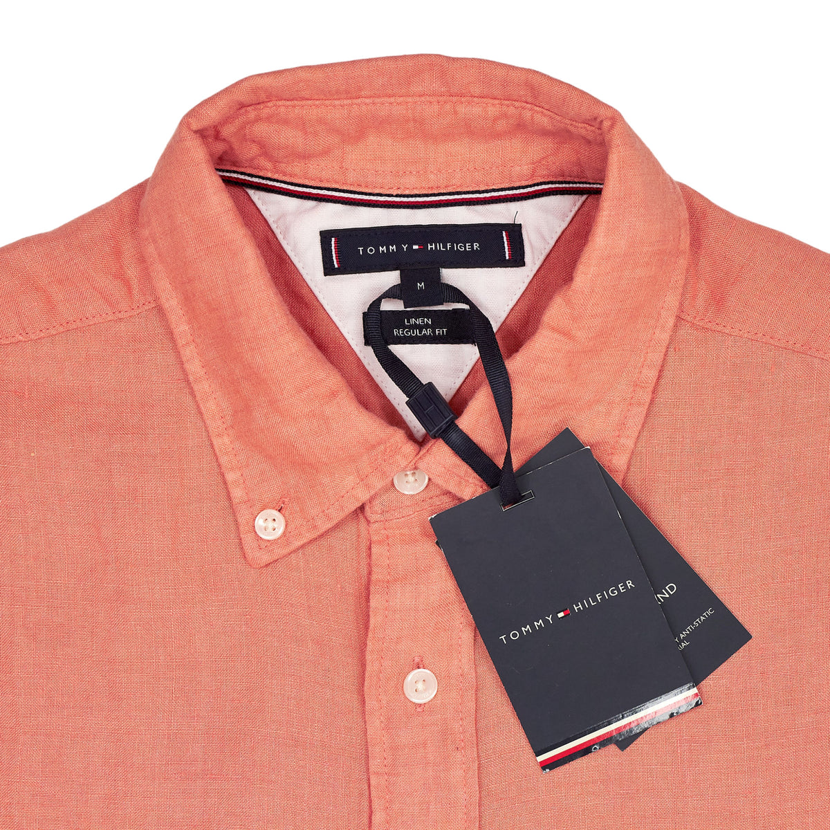 Tommy Hilfiger Coral Linen Shirt Regular Fit