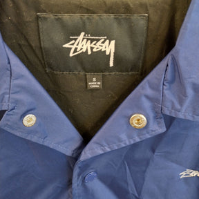 Stussy Blue Windbreaker Jacket S