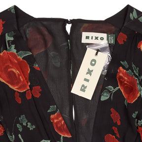 Rixo Black Meera Claudia Rose Dress