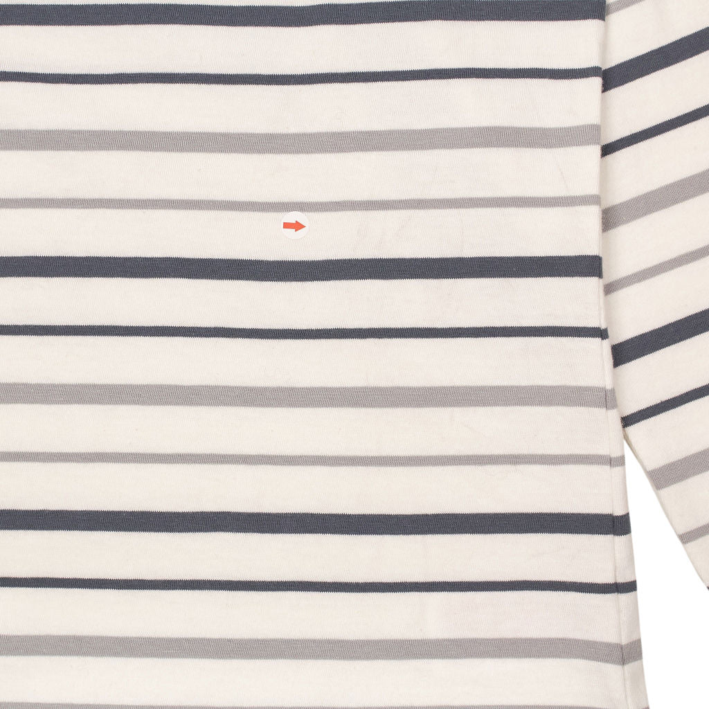 Seasalt Cornwall White Stripe Sailor Shirt