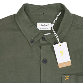 Farah Green Organic Cotton Marvin Shirt