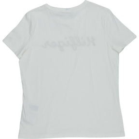 Tommy Hilfiger Ecru Gold Logo T-Shirt