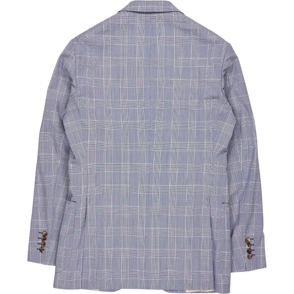 Richard James Blue Check Wool Blazer