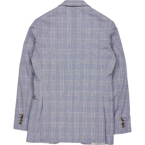 Richard James Blue Check Wool Blazer
