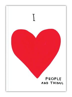 David Shrigley A5 Notebook Love People & Things