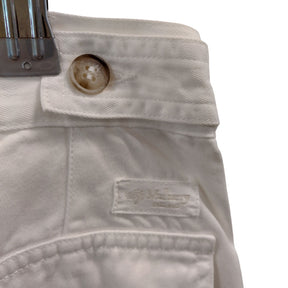Mulberry White Cotton Trousers