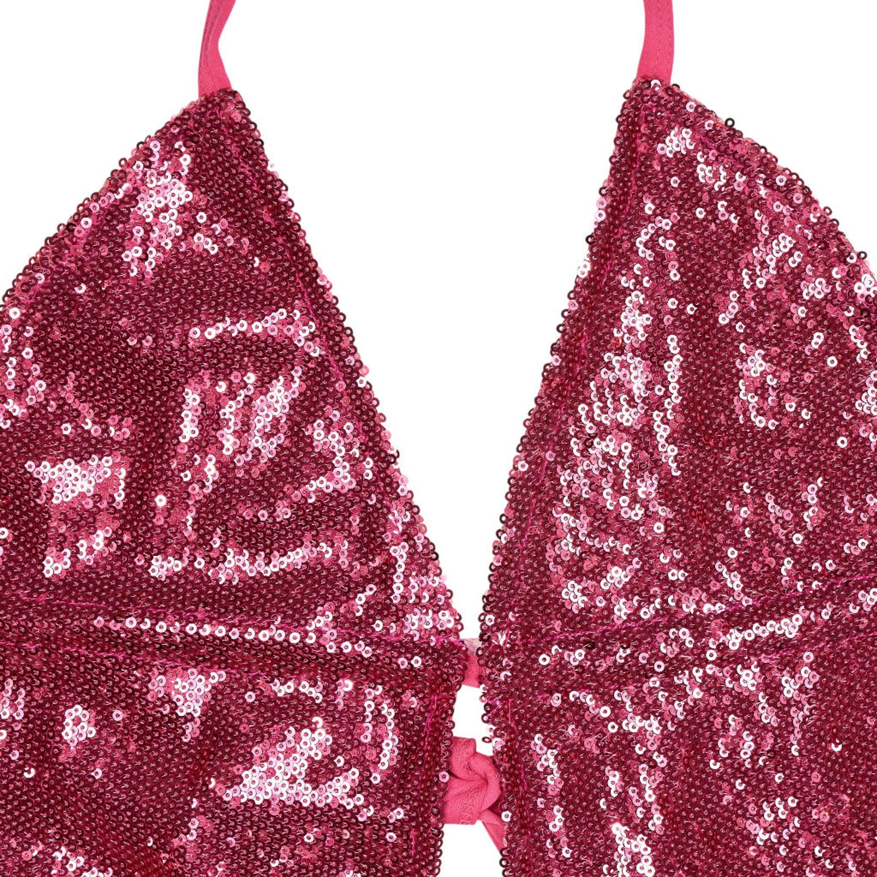 Motel Pink Sequin Runita Top