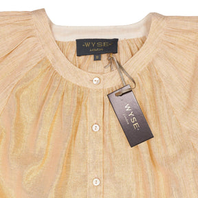 WYSE Gold Lauren Blouse