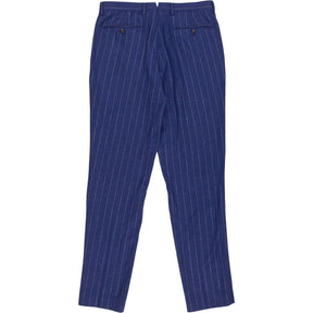 Ermenegildo Zegna Blue Pinstripe Tailored Trousers