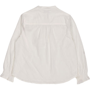 NRBY White Ruffle Blouse