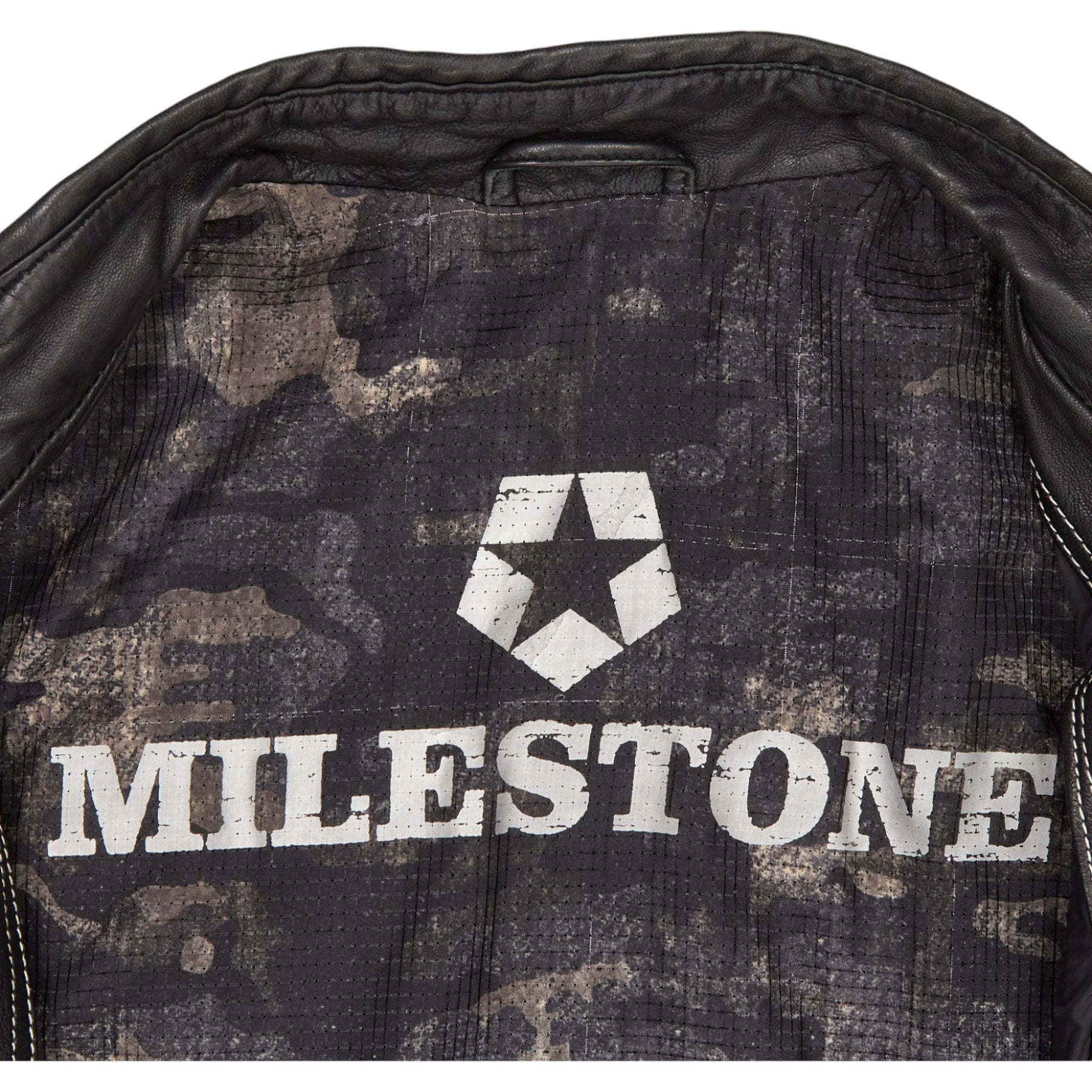 Milestone Black Leather Jacket