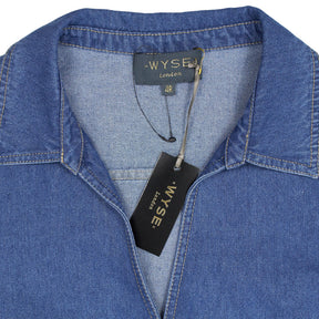 WYSE Blue Freja Denim Dress