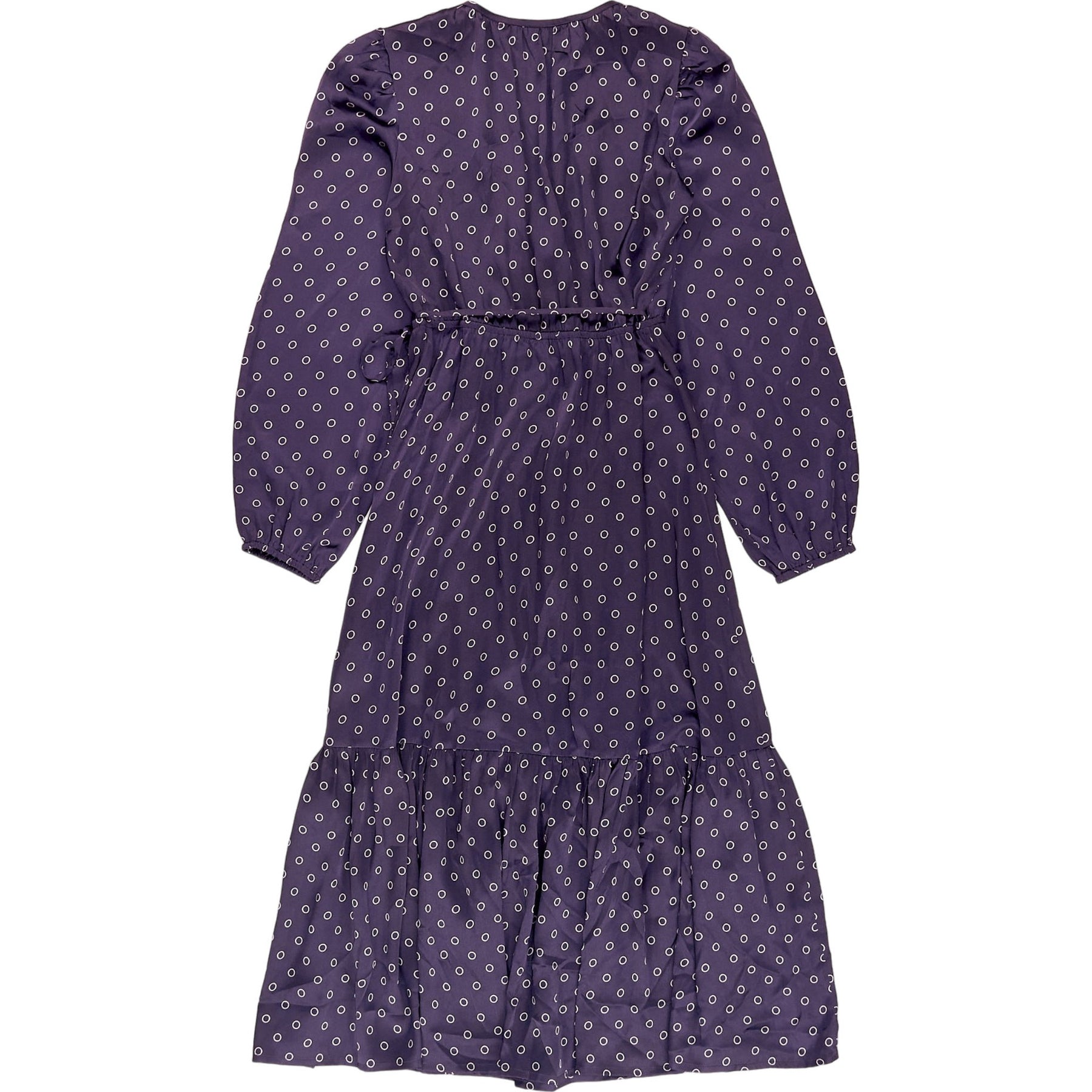 Omnes Purple Polka Dot Dress