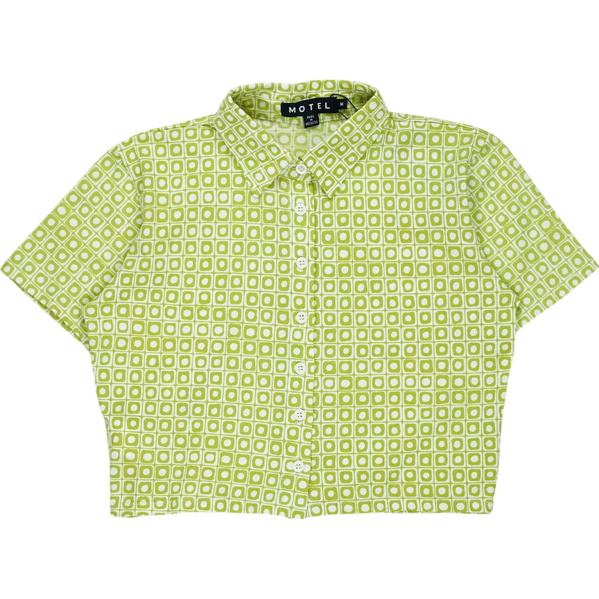 Motel Green Geo Wuma Shirt