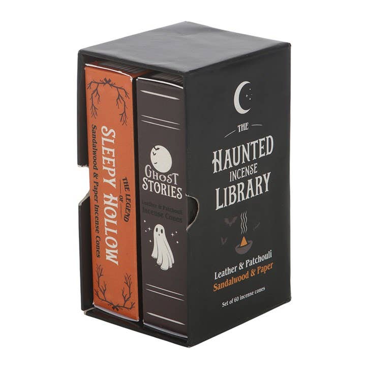 Set of 2 Haunted Library Halloween Incense Cone Packs