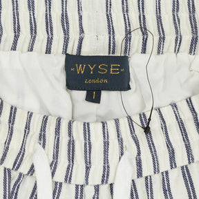 Wyse Navy Stripe Trousers