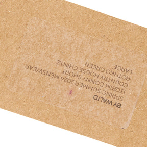 By Walid Green Patchwork Shorts