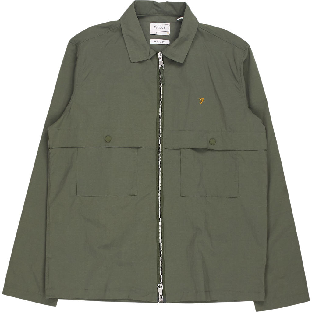 Farah Green Zipped Jacket